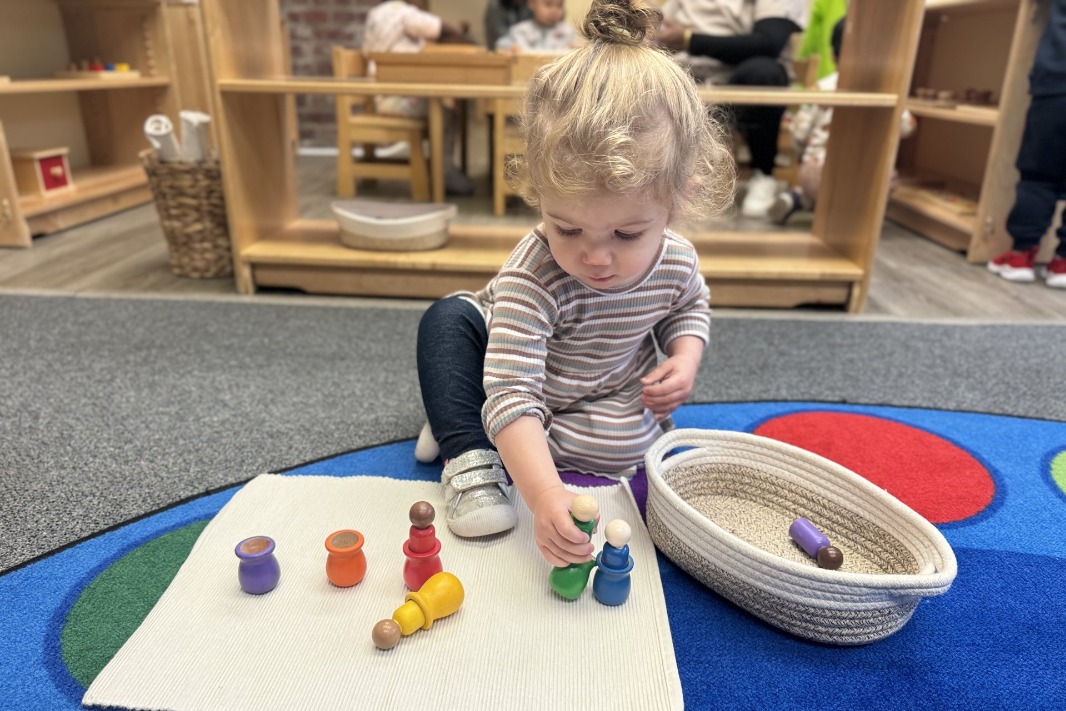 Toddler at his prek in danbury